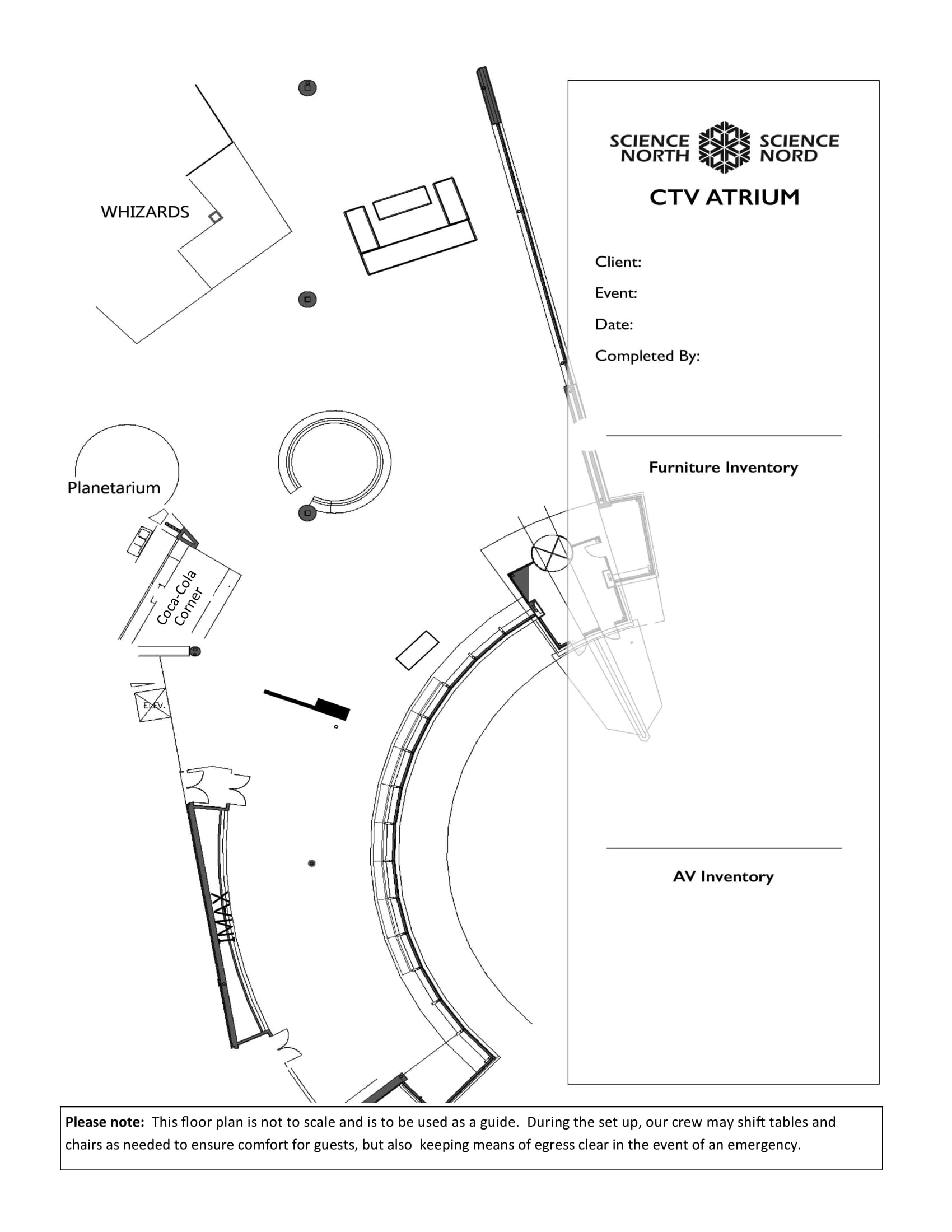 plan de sol — atrium ctv