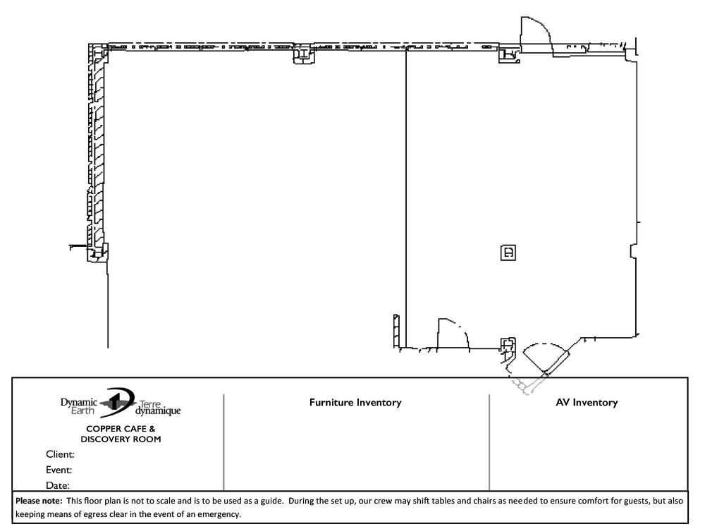 copper café floor plan