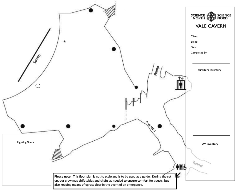 vale cavern floor plan