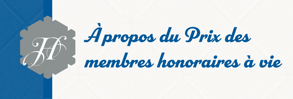 à propos du prix des membres honoraires à vie