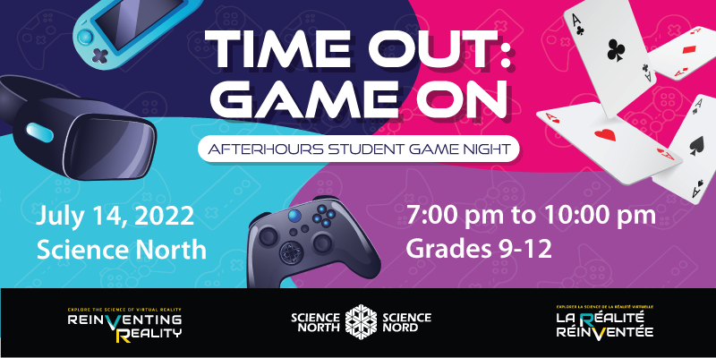 time out: game on! after hours student game night