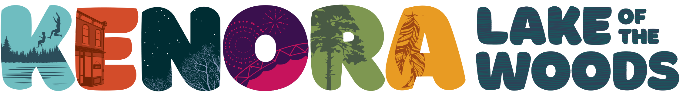 kenora lake of the woods logo