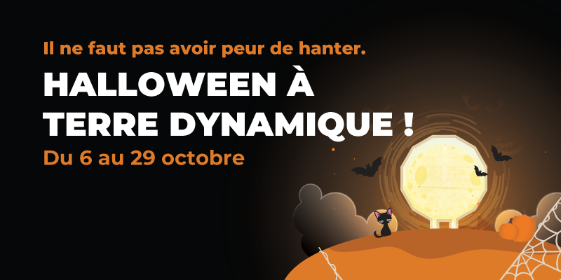 halloween à terre dynamique