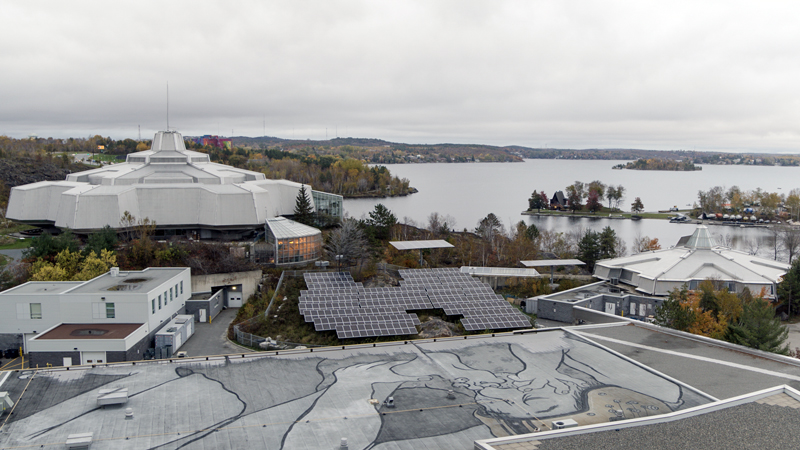 science north aerial exterior