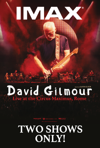 david gilmour live at the circus maximus rome movie poster