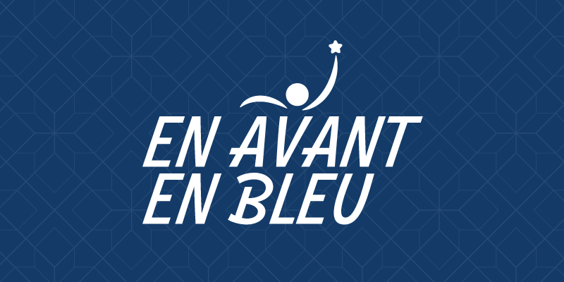 logo de avant en bleu