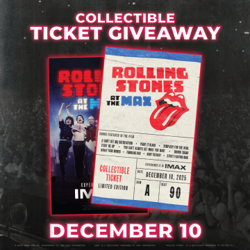 rolling stones at the max collectible ticket