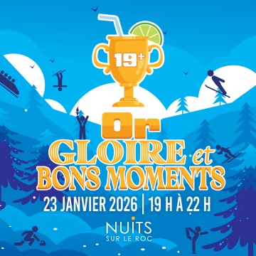 logo d'or, gloire et bons moments